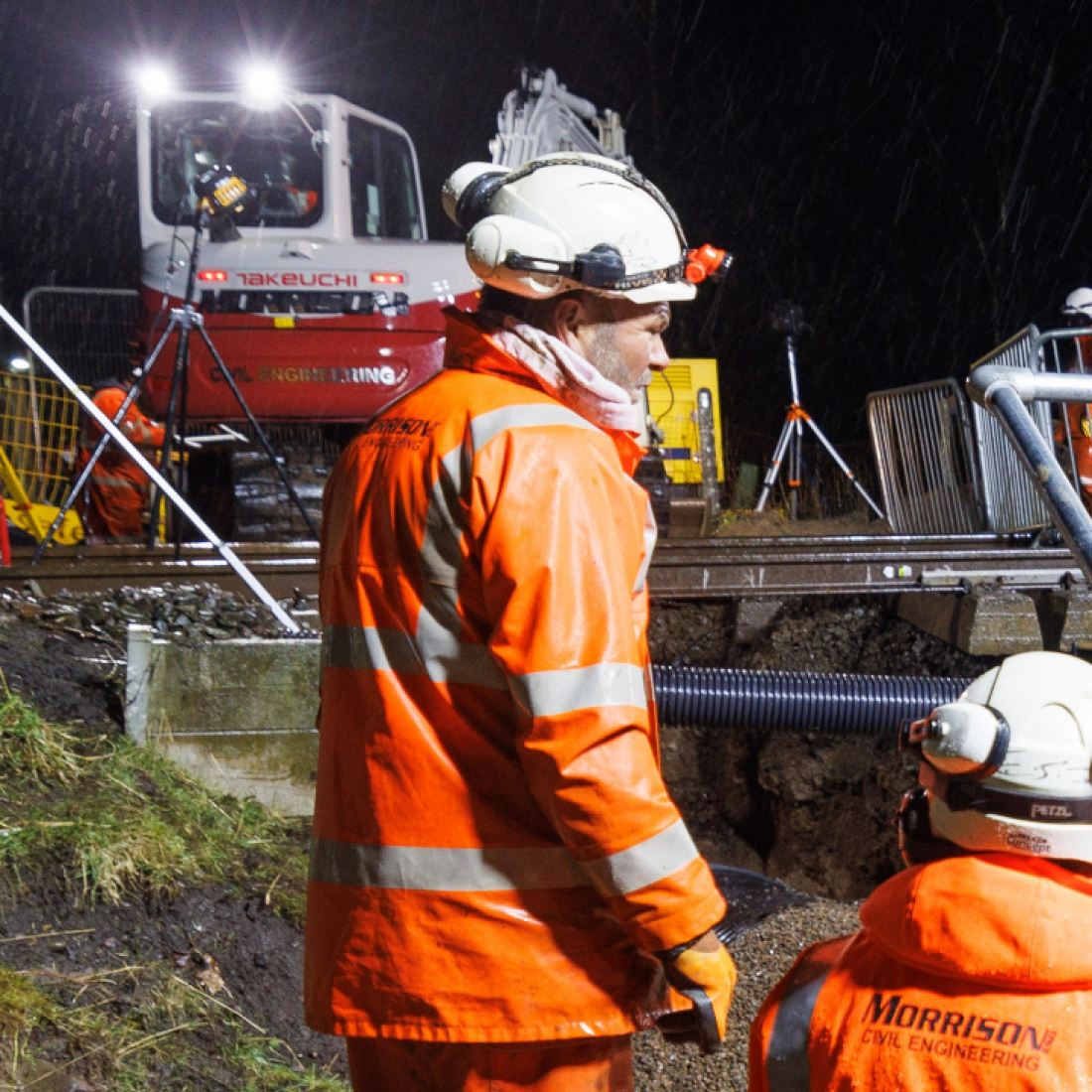 Man in orange high vis